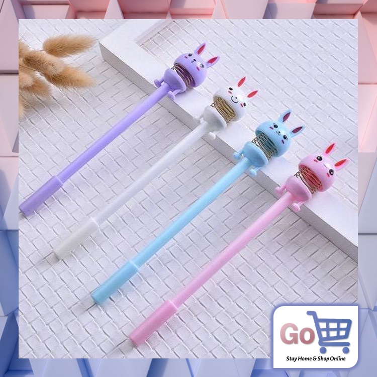 

Go - S639 Pena Gel Kelinci Goyang / Pulpen Rabbit Lucu / Stationary / Alat Tulis / Bolpen Rabbit