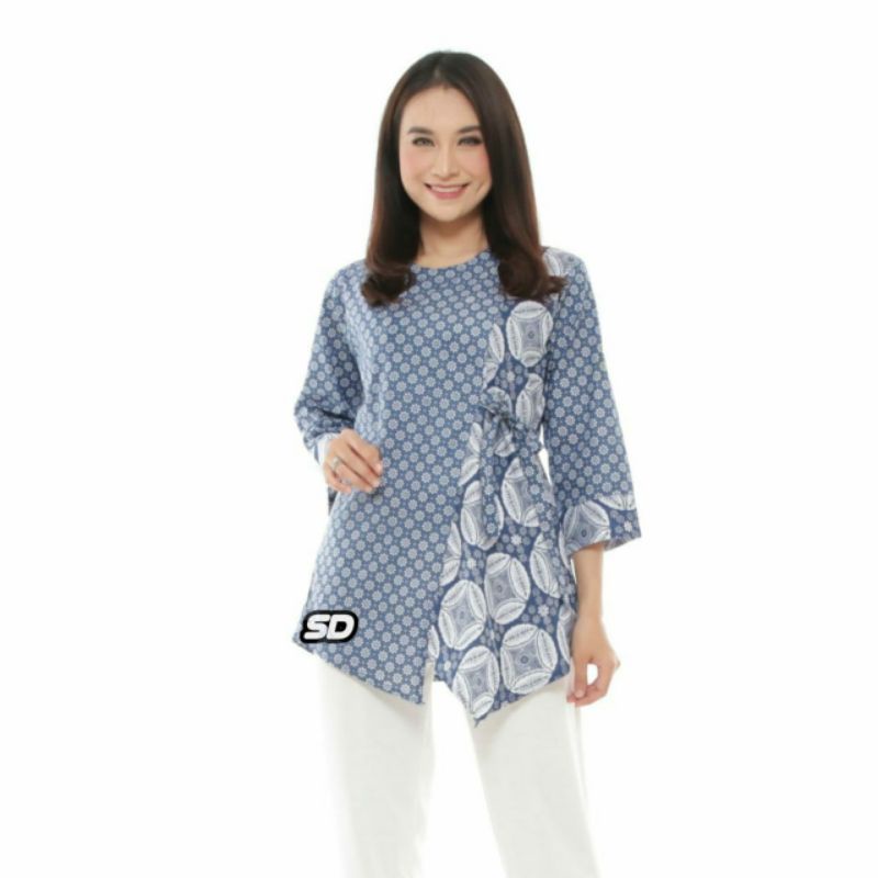 Atasan Batik Wanita PPBTK07 Modern Batik murah Cassual Atasanbatik Wanitabatik /Atasanwanita...-8