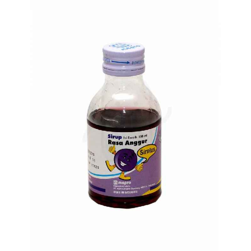 

SIRPLUS Sirup Pemanis rasa Anggur 100 ml