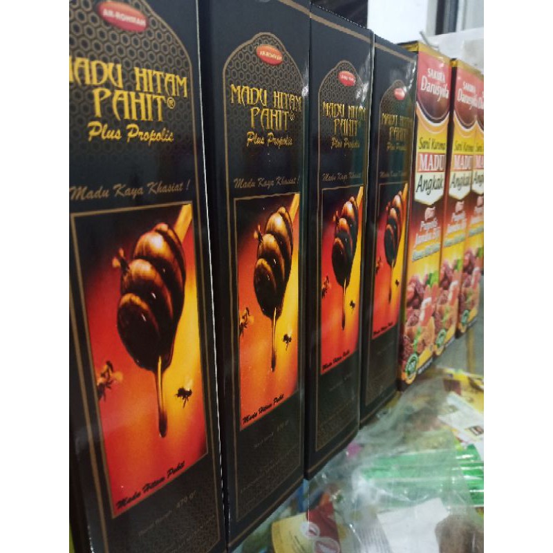 

Madu Hitam Pahit Plus Propolis