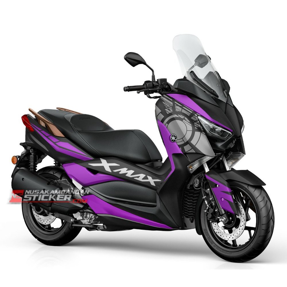 Decal Sticker Yamaha X Max Ungu  Terlaris