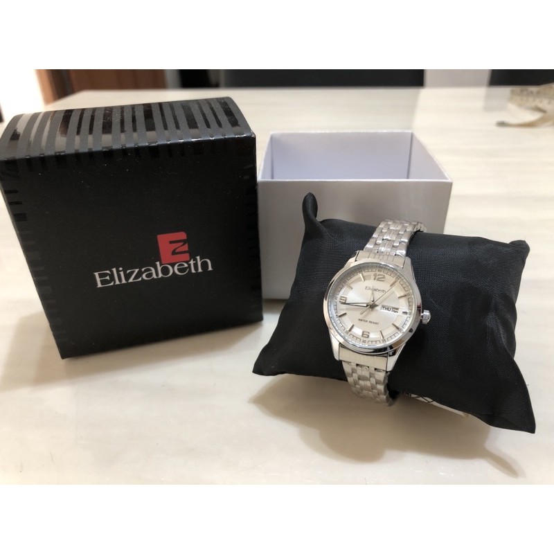 jam tangan wanita elizabeth (silver)
