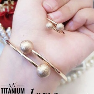 TiTanium set gelang cincin y527