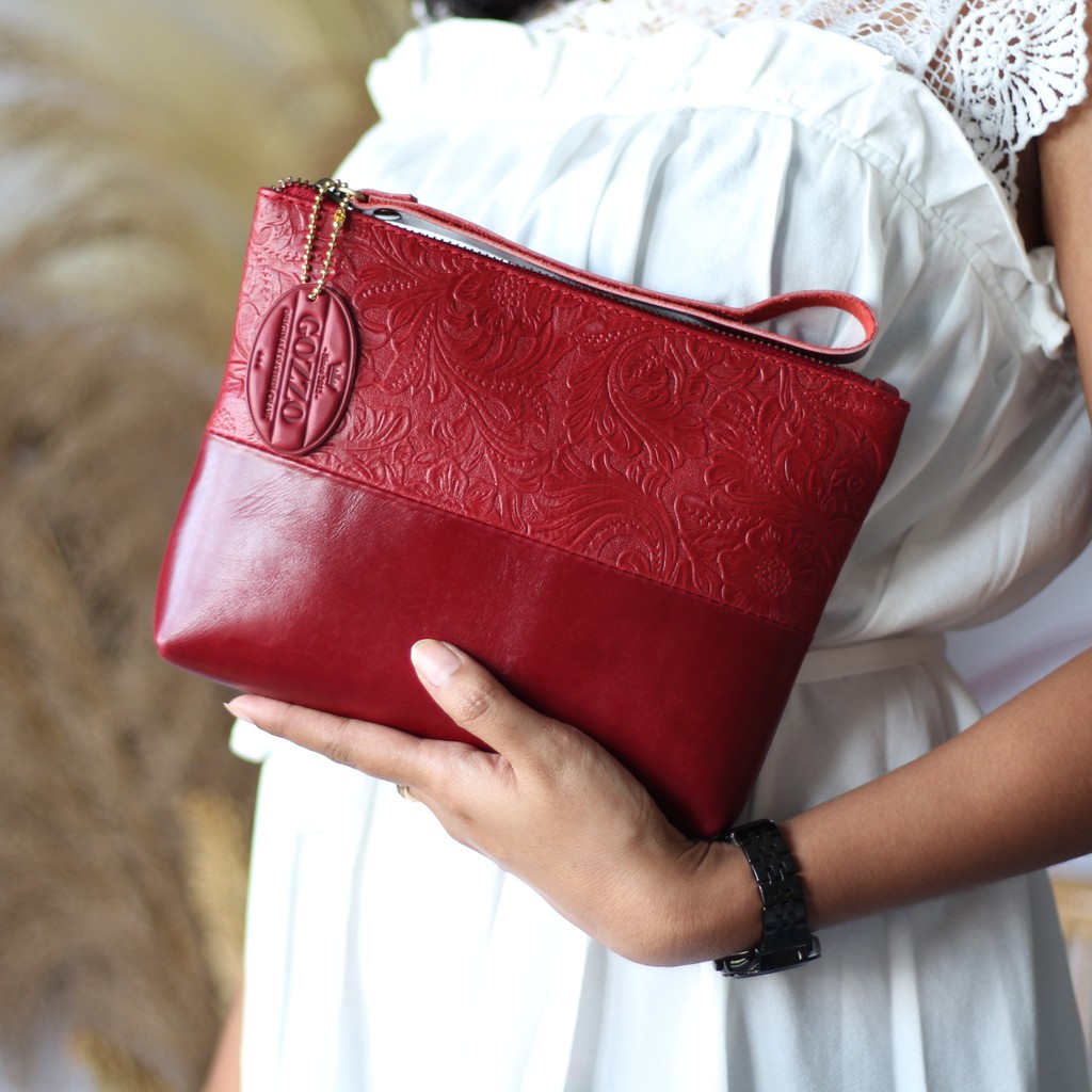 POUCH KULIT ASLI WANITA NATASHA / FREE GRAVIR NAMA KAMU DI POUCH