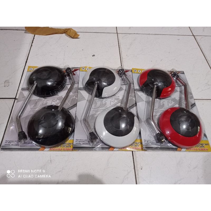 Spion Scopy New Model Standar Untuk Semua Motor Honda Yamaha Tangkai Chrome