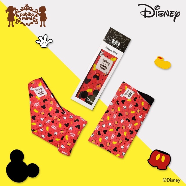 Petite mimi gendongan kaos / geos simple sling disney