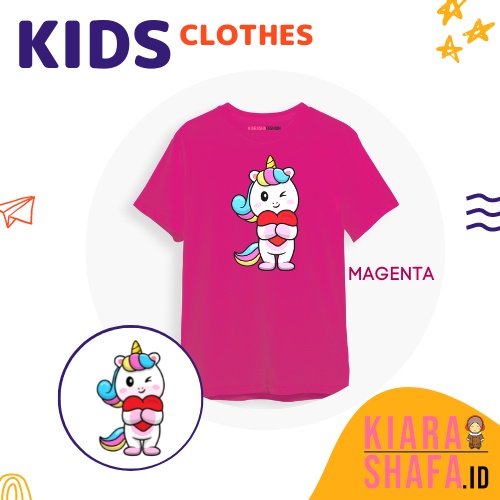 Kiarashafa - Baju Anak / Kaos Anak Unicorn#2