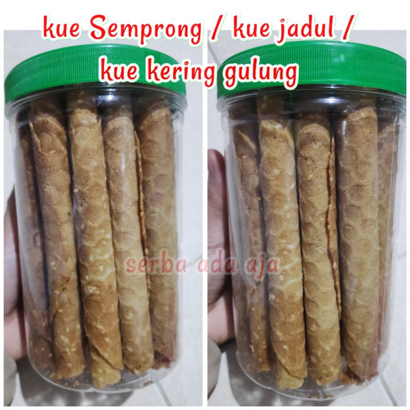 

Kue Semprong - Kue Jadul - Kue Kering gulung - kue Semprong Homemade