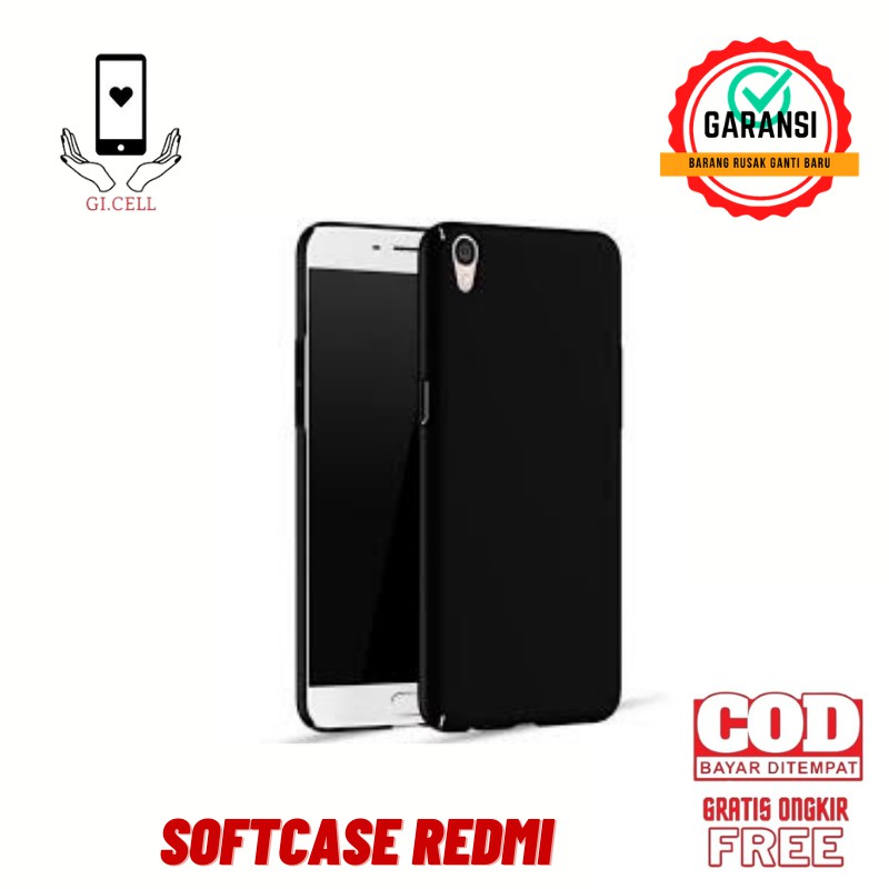 SILIKON Oppo F1 F1+ F1S F3 F3+ F5 F7 F9 F5 Youth A59 Realme U1 Softcase Matte Hitam Doff Kondom HP