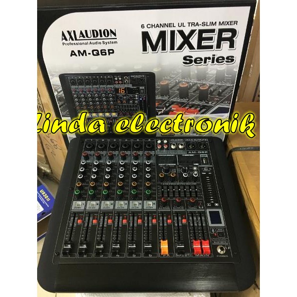 Power mixer axl audion AM Q6P 6ch original axl audion amq6p