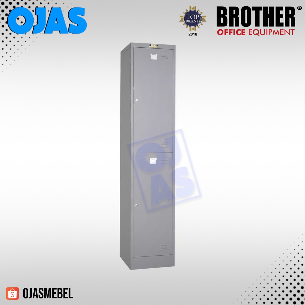 Lemari Loker Besi Locker 2 Pintu Brother B702