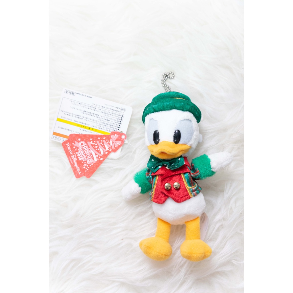 Donald Duck 2015 Tokyo DisneySea Christmas Wishes Plush Doll Badge