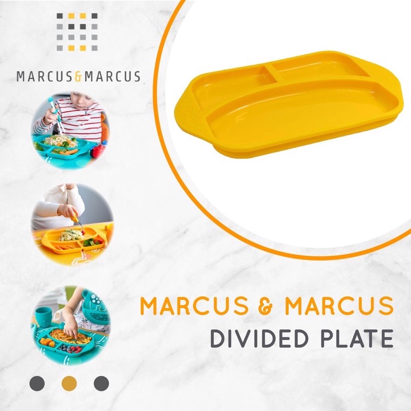 Marcus and Marcus Silicone Divided Plate - Tempat Makan Anak