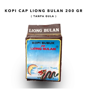 

Kopi Liong Bulan 200gr. Kopi bubuk tanpa gula. Kopi Legend Bogor.