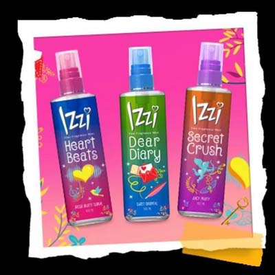 Parfum Izzi Fine Fragrance Mist - Dear Diary | Heart Beats | Secret Crush 100 ML