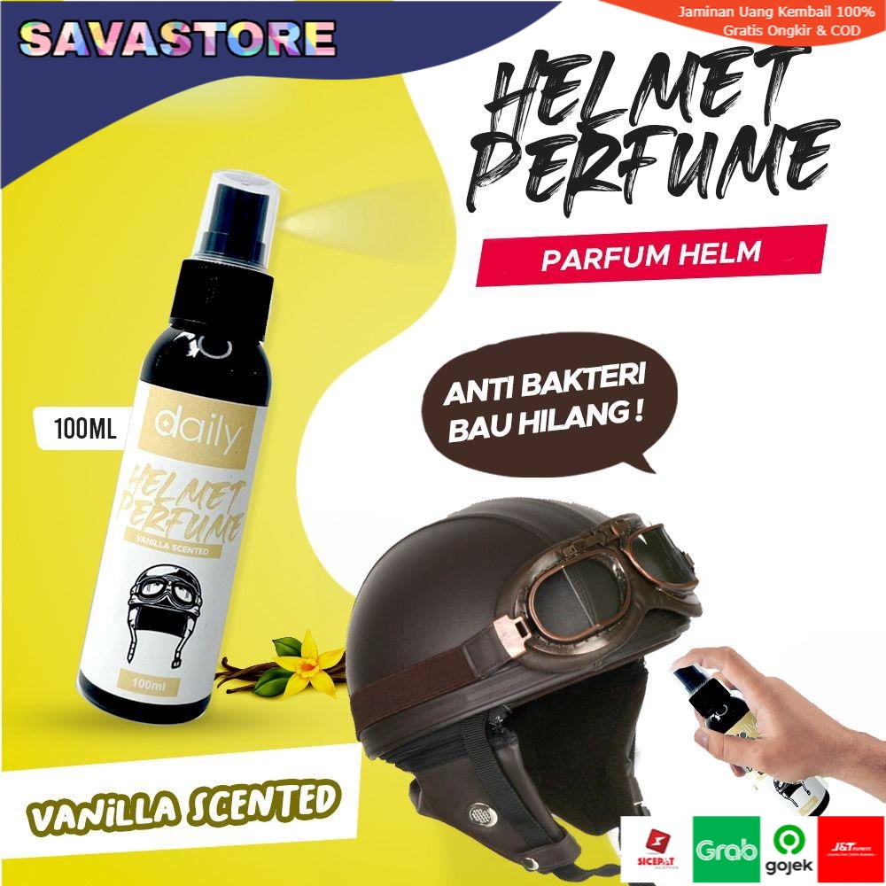 PARFUME HELM DAILY HELMET PERFUME  - ANTI BAU ANTI BAKTERI ANTI APEK DAILY HELMET PERFUME - AMPUH MENGHILANGKAN BAU HELM