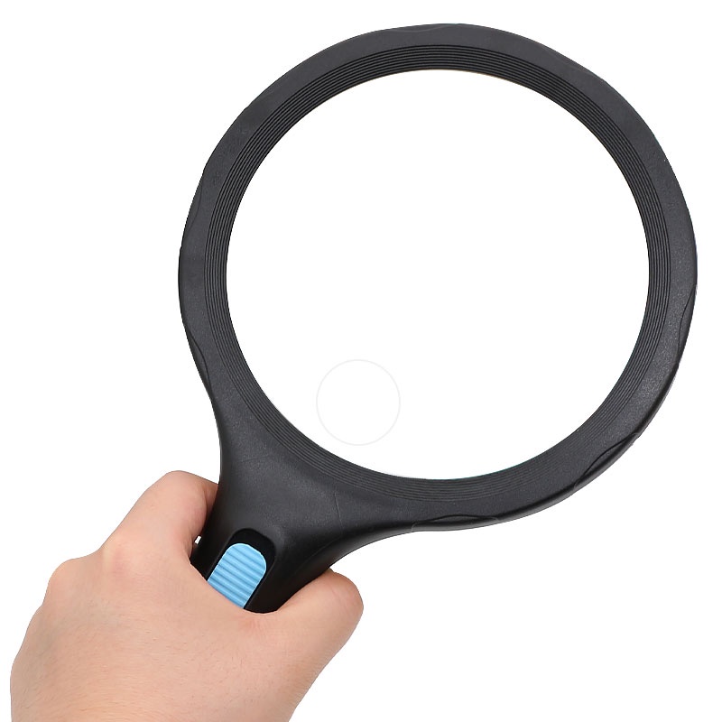 

H7Y Kaca Pembesar LED AB65 / Lampu Lup Lensa Magnifier Handheld / Membaca Perhiasan Komponen / Loupe
