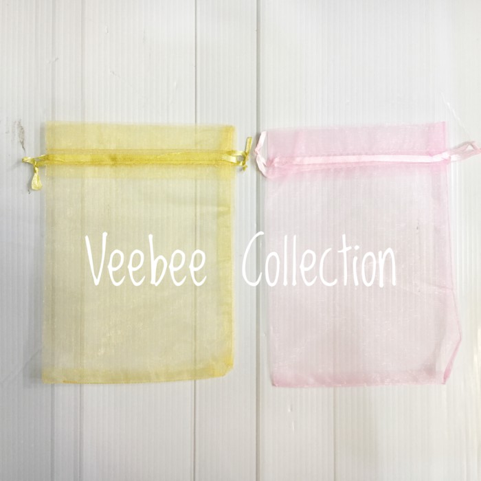 

Organza bag 13x18cm/Tas tile polos 13x18cm/ kantong tile/kantong sovenir/tas sovenir/ Kantong Organza/ kantong tile kaca hampers
