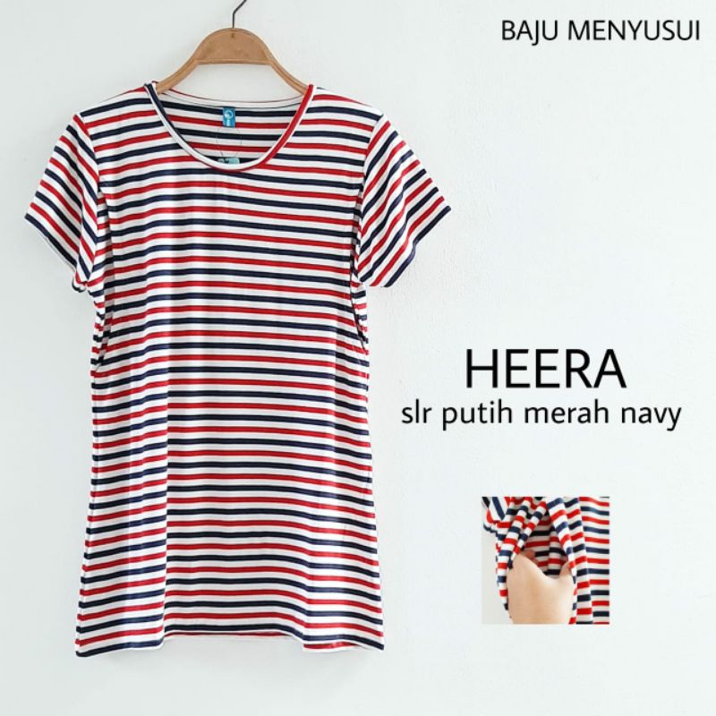 MAMIGAYA Nursing Wear - Heera  Baju Menyusui Kaos Menyusui