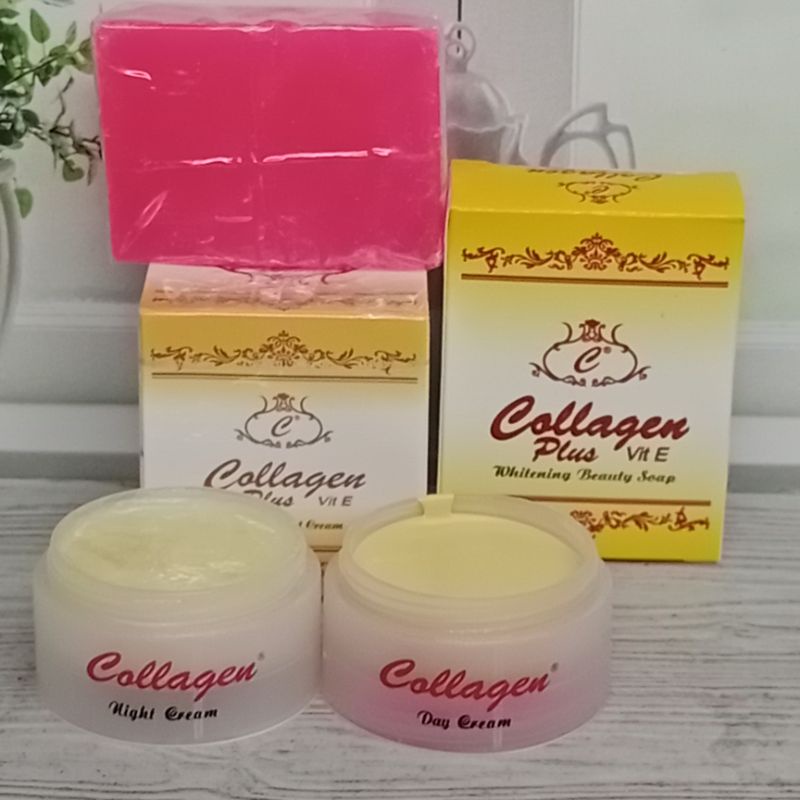 Paket Cream Collagen Original 3in1(Cream+Sabun)