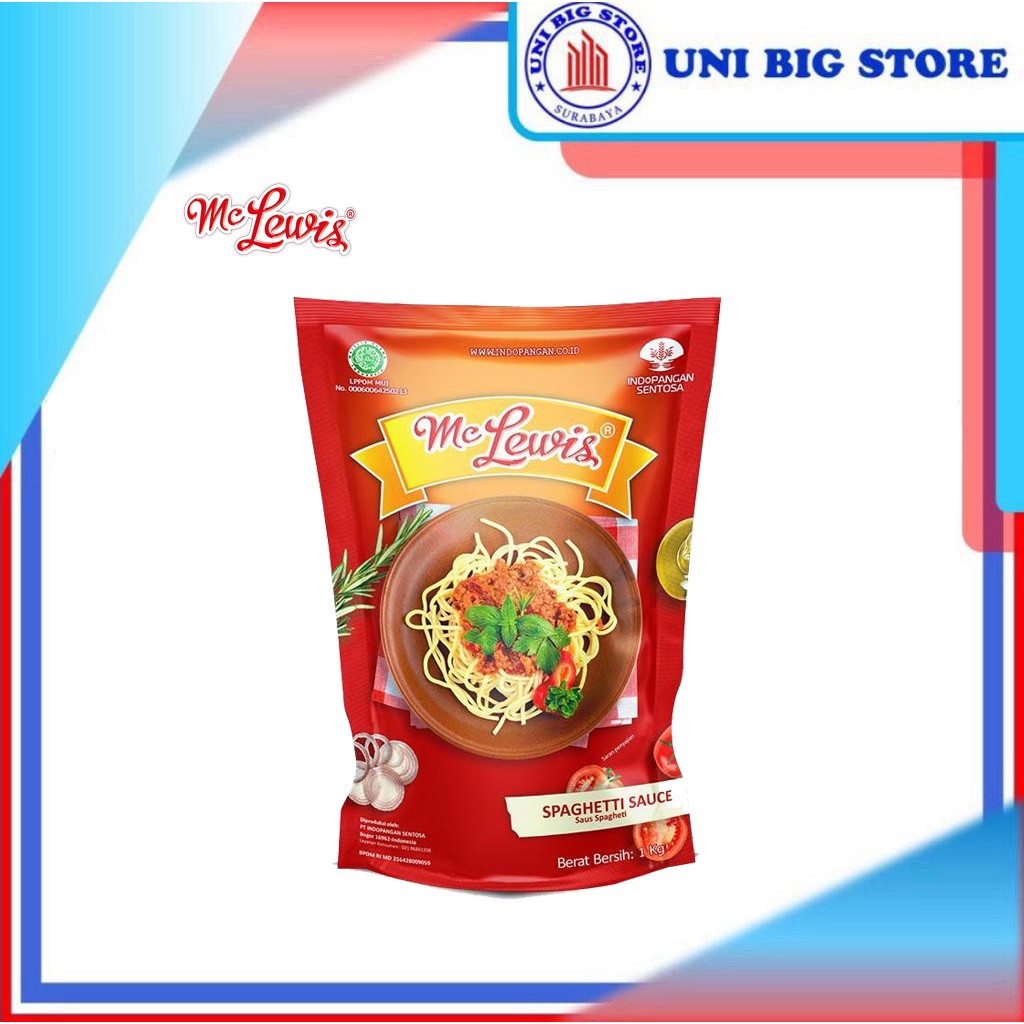 

Mc. Lewis Saus Spaghetti Sauce 1 kg