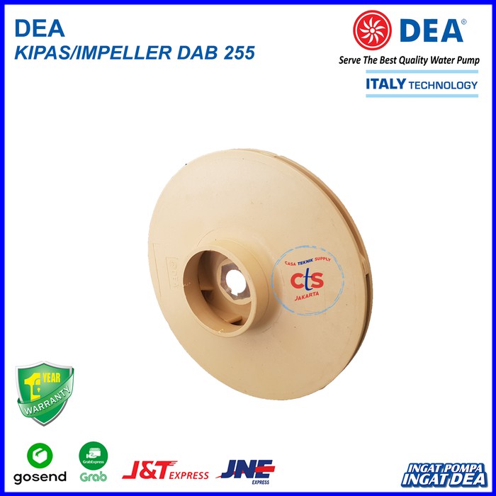 dab 255 kipas (impeller)   sparepart pompa air