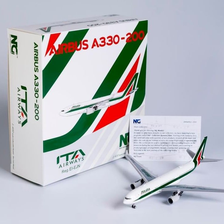 Diecast ITA Airways A330-200 EI-EJN NG Model 1:400