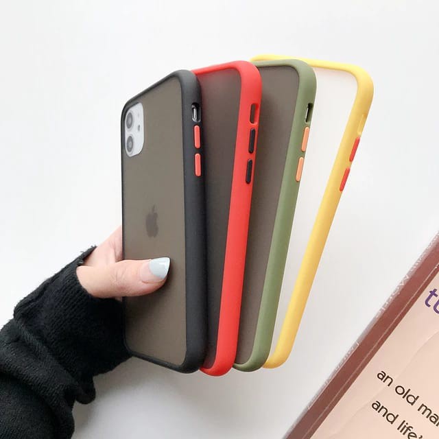 IPHONE 12 / PRO / 12 MINI / 12 PRO MAX SOFT CASE MATTE COLORED FROSTED