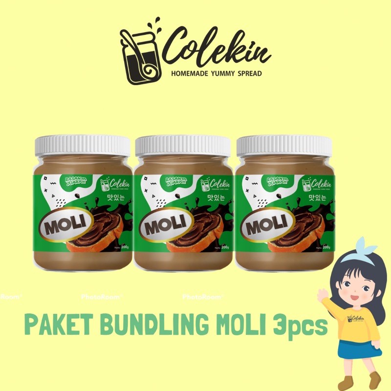 

PAKET BUNDLING COLEKIN MOLI 3PCS