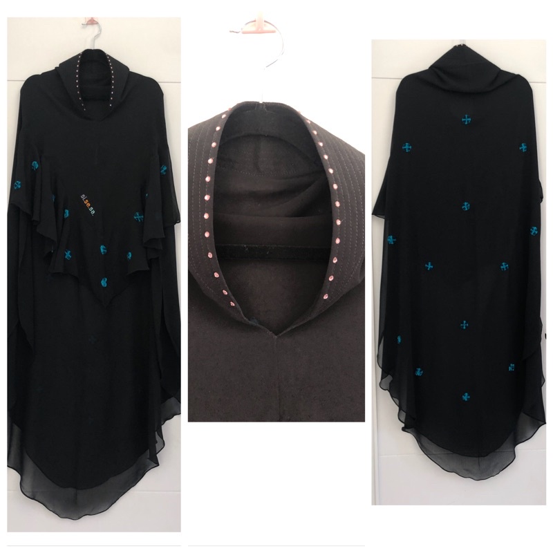 khimar sonya sisesa black pl