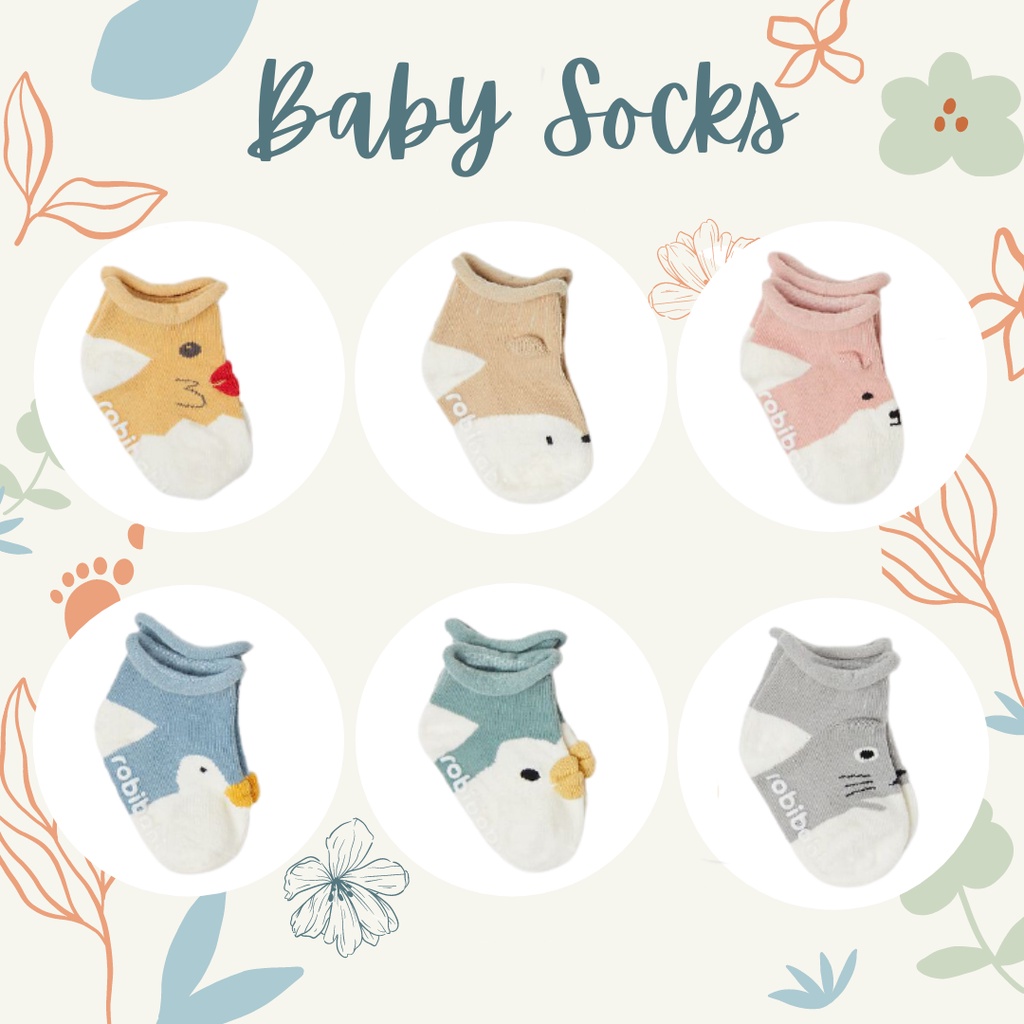 MBSS Kaus kaki anak bayi non-slip katun/ baby socks / ICE AGE