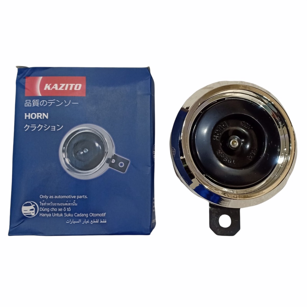 Klakson Standar Motor Klakson Disc Kazito Satuan List Crome 12 Volt Universal Semua Motor Dan Mobil 12 Volt