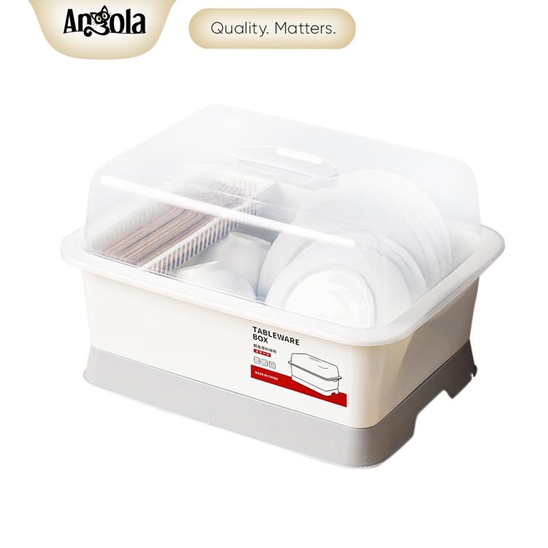 Angola Rak Piring Plastik C58 Rak Pengering Piring/Mangkok/Sendok Rak Dapur , ...