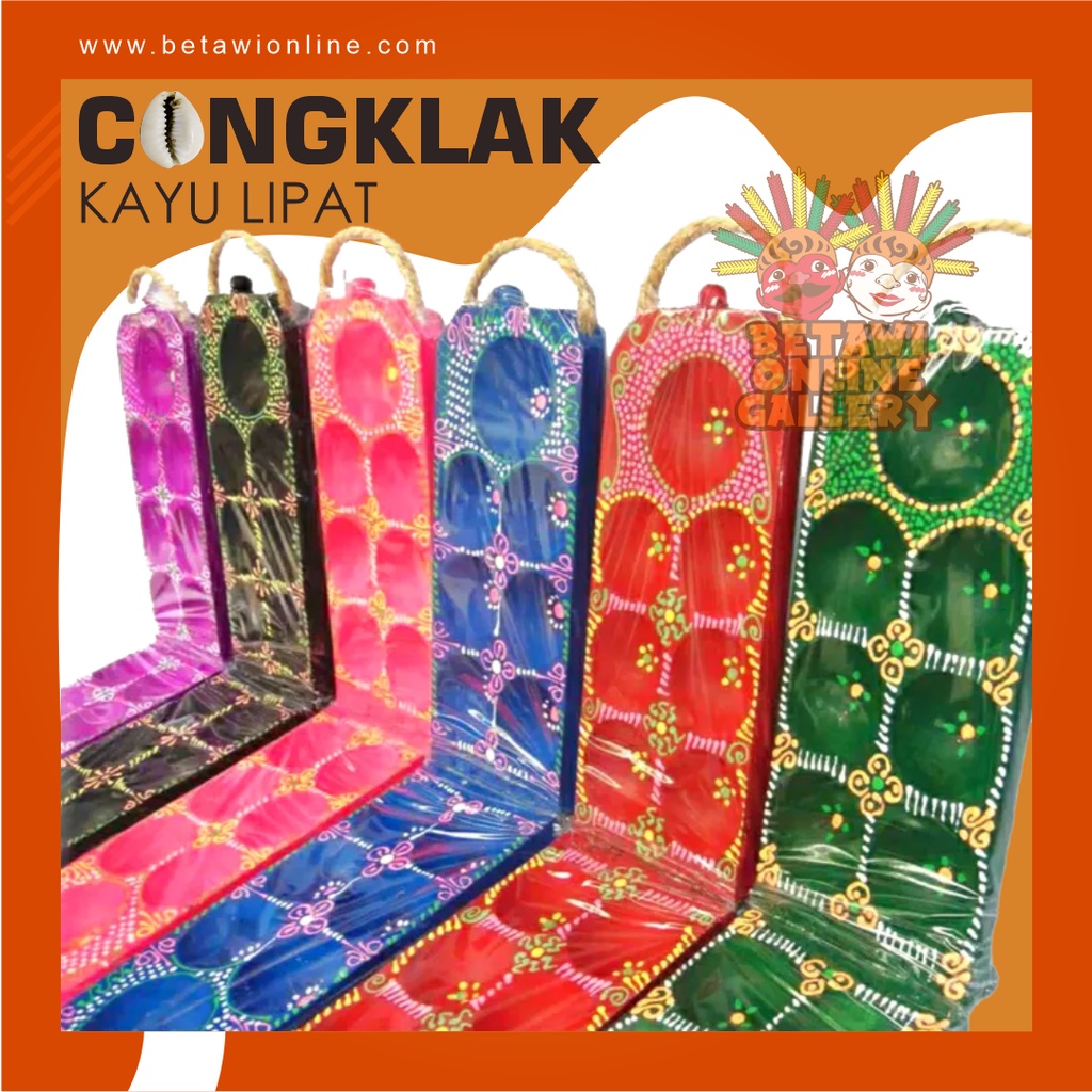 Congklak Kayu Lipat / Mainan Tradisional