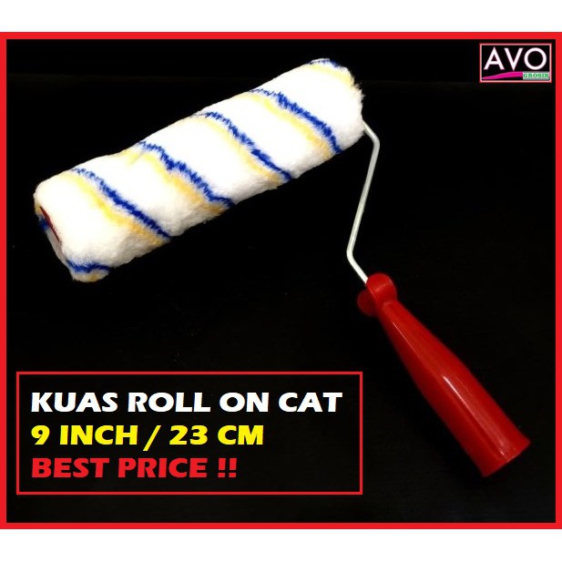 roll rolan cat kuas paint roller cat tembok 9 inch murah kuas roll cat