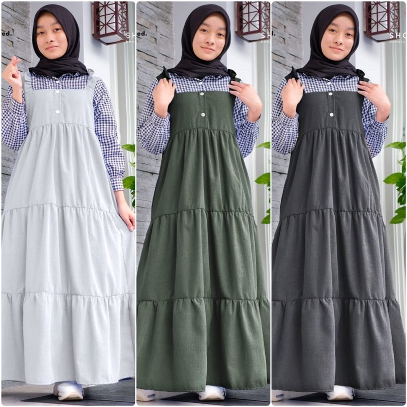 DELLIA DRESS BY SHOFIYA / DRESS REMAJA BY SHOFIYA