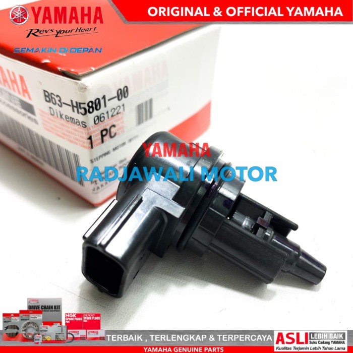 STEPPING MOTOR ISC THROTTLE BODY AEROX 155 ASLI ORIGINAL YAMAHA asli yamaha