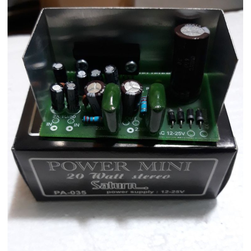 Power Mini Amplifier stereo 20 waat kit