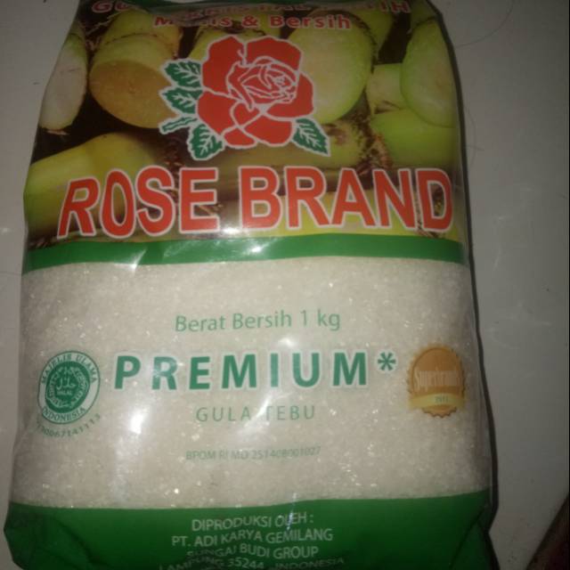 

Gula putih n rose brand 1000grm 22000