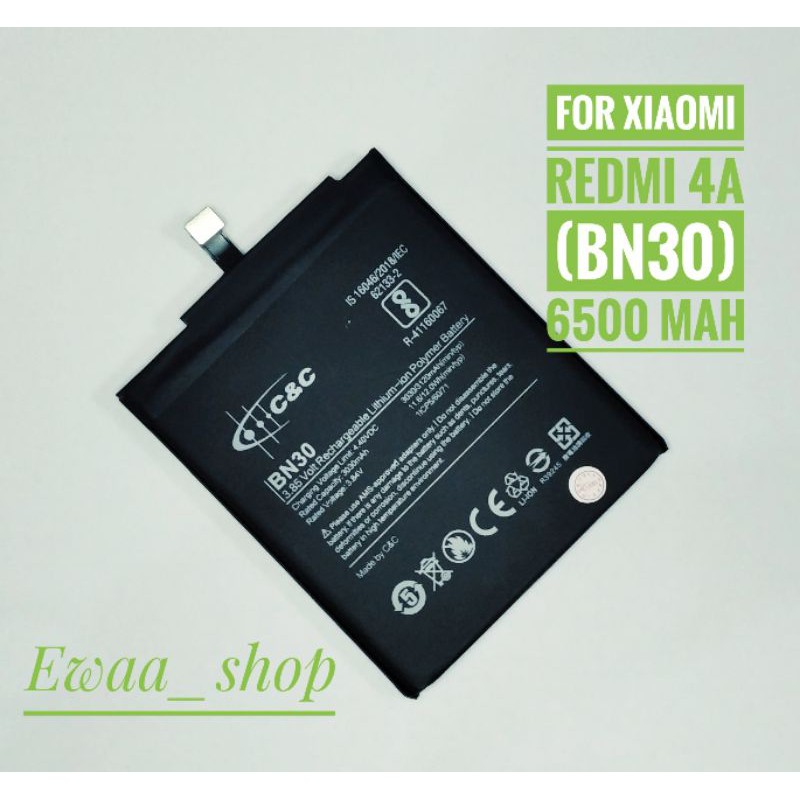 BATTERY BATERAI BATRE XIAOMI REDMI 4A (BN30) C&amp;C ORIGINAL