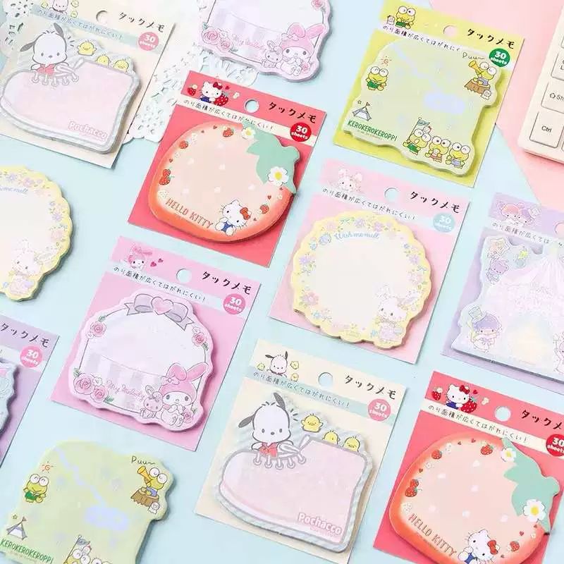 

Post it/Memo/Sticky Notes Motif Sanrio Hellokitty Cinamroll Kuromi RANDOM