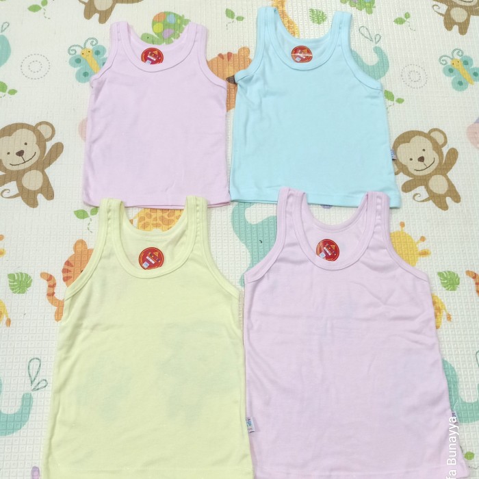 3 Pcs Singlet Anak / Kaos Dalam Anak / Warna / Merk AGREE
