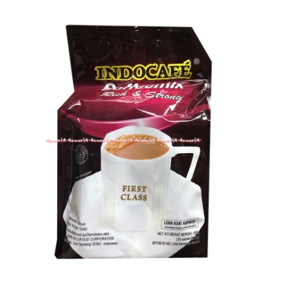 Indocafe Coffeemix 15sachet Rich &amp; Strong First Class Lebih Kuat Kopinya Kopi Indo Cafe Coffe Mix