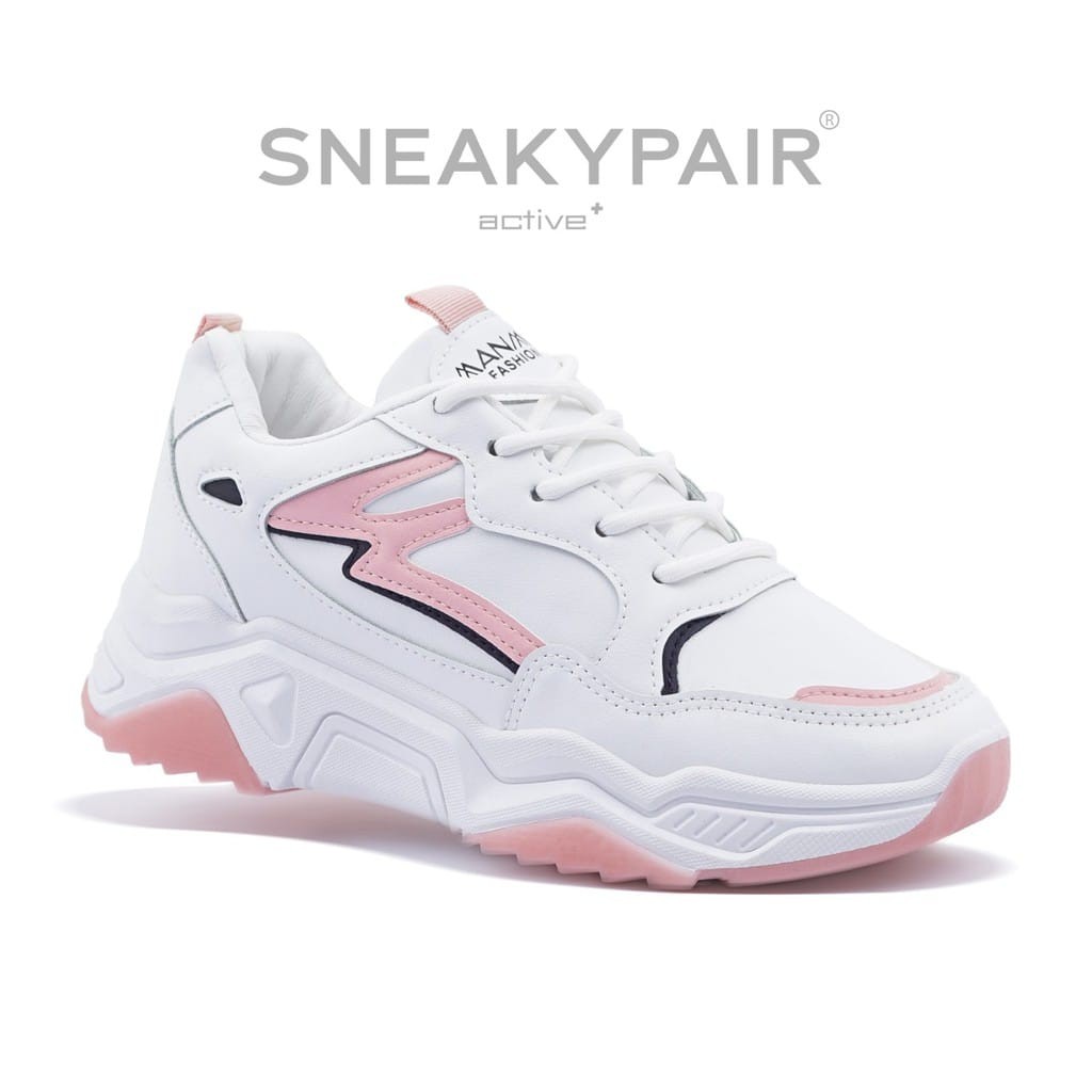 Sepatu Sneakers Wanita SNEAKYPAIR SEMI IMPORT Sintetis Lentur Fashionable shoes