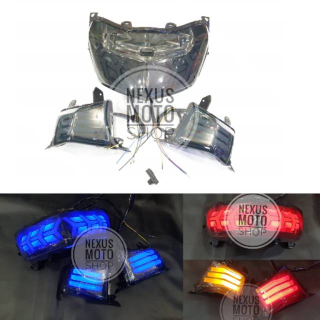 stoplamp nmax lampu sein nmax lampu belakang nmax lampu sen depan nmax