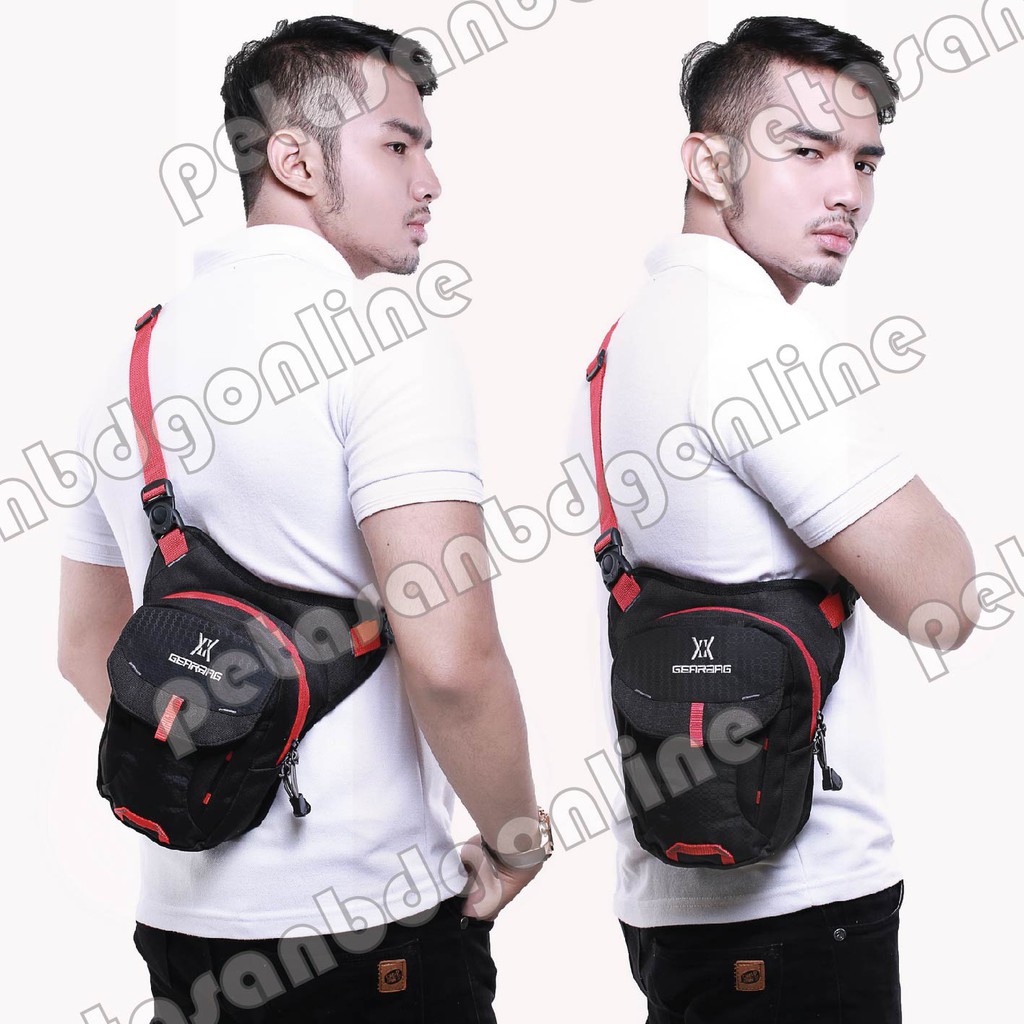 PTS -Gear Bag - X-880 Crossbody - Black Red