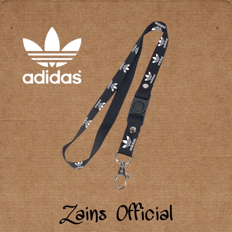 

Gantungan kunci Adidas tali lanyard Sport gantungan leher id card name tag cowok cewek pria wanita kece original anak dewasa