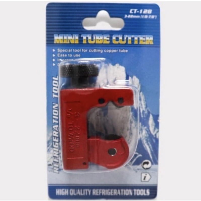 Tube Cutter alat pemotong pipa tembaga ac kulkas besi pipe kecil mini 22 mm ct 128