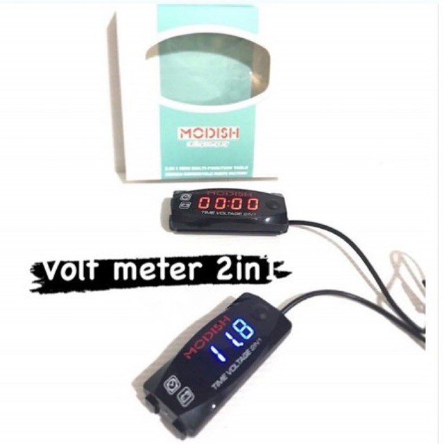 VOLT METER WATERPROOF VOLT METER 3 IN 1 3in1, VOLT METER AKI , PENGUKUR DAYA AKI