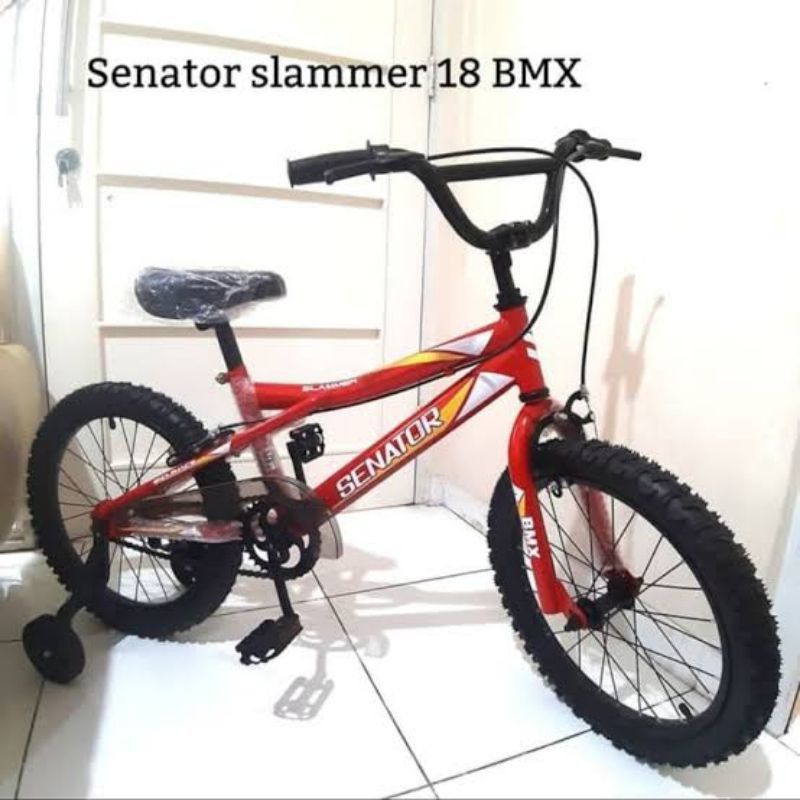 Sepeda BMX 18 inch anak laki Senator slammer